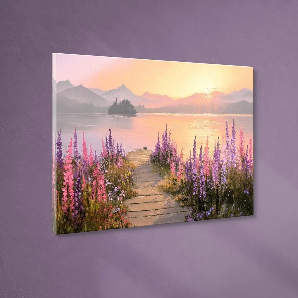 Картина 113x85 cm Lupine Shore – Styler