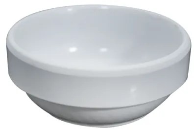 Меламинова сосиера стакабъл бяла 5,5x5,5см (K-4000)AN