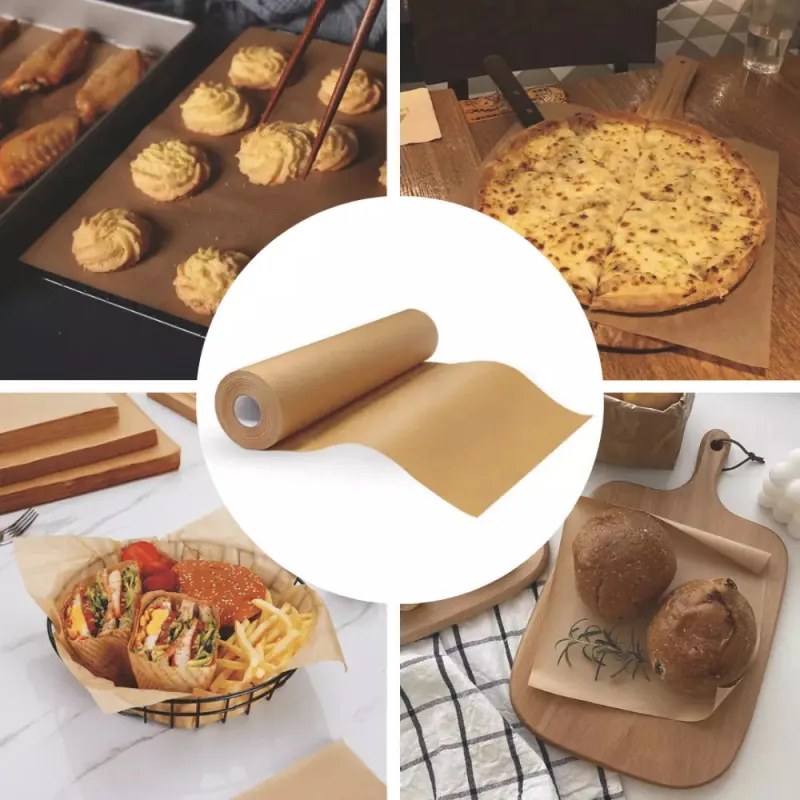 Хартия за печене Klausberg KB 7902, Ролка 10 м, Ширина 38 см, -40 до 230°C, Универсална употреба, Незалепваща, Кафяв