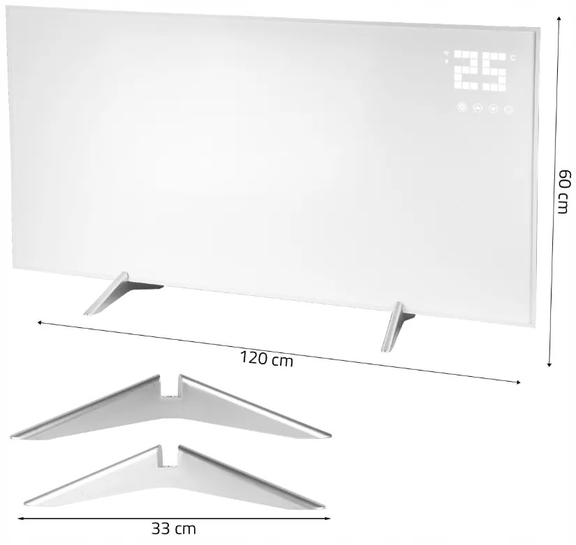 Електрически инфрачервен радиатор MALTEC 770W