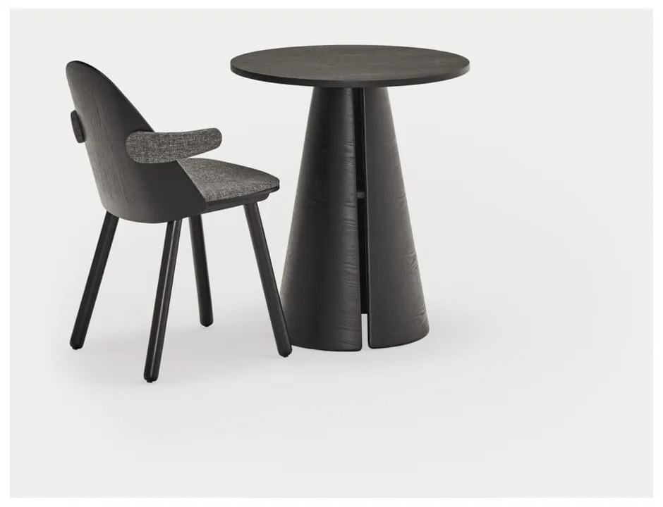 Кръгла маса за хранене с плот от ясенова дървесина ø 65 cm Cep - Teulat