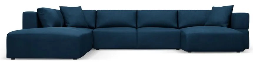 Син ъгъл U-образен диван, ляв ъгъл Esther – Milo Casa
