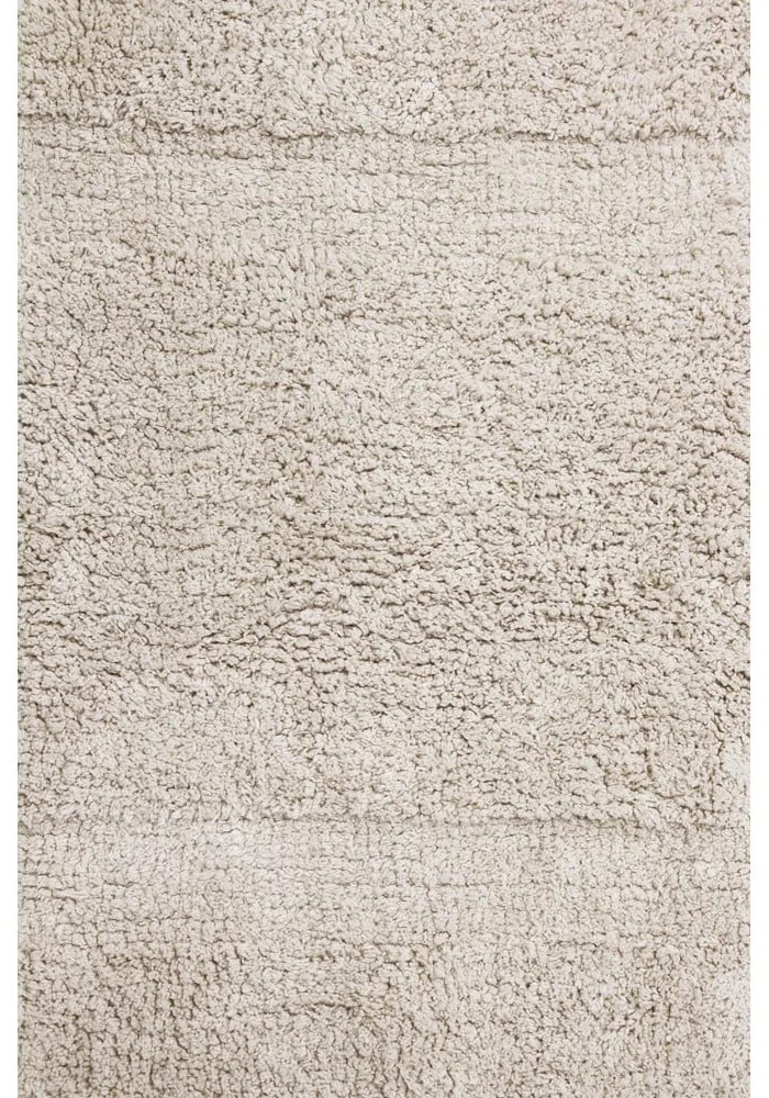 Кремав ръчно изработен памучен килим подходящ за пране 120x160 cm Bloom Natural – Lorena Canals