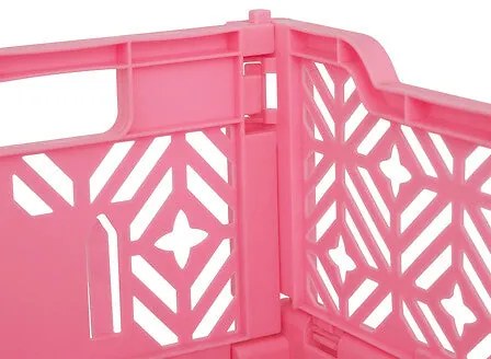 Детска сгъваема щайга Atmosphera Arry, 30x20x11,5 cm - Розов