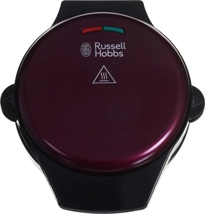 Преоценено: Гофретник 3в1 Russell Hobbs Fiesta 24620-56, 900w, Незалепващи плочи, Самозаключващ се капак, Бордо/черен