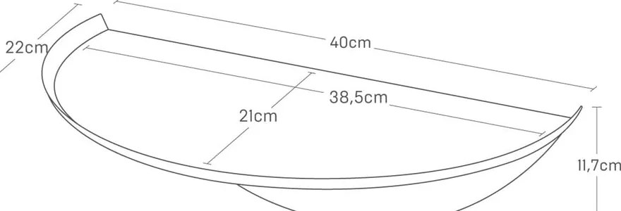 Черен метален стенен рафт 40 cm Tower – YAMAZAKI