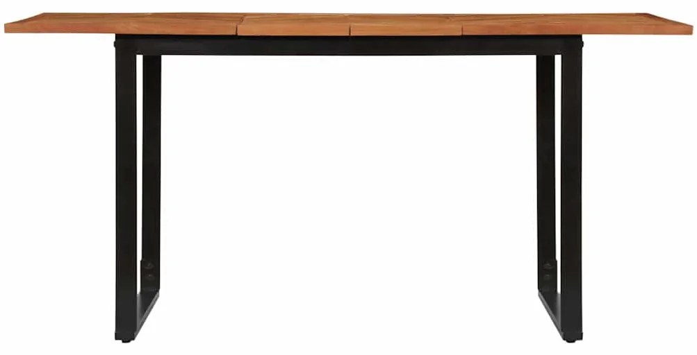 373618 vidaXL Трапезна маса, 160x80x75 cм, акация масив