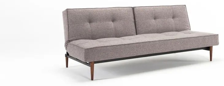 Сив диван-легло с дървена основа Innovation Splitback Mixed Dance Grey