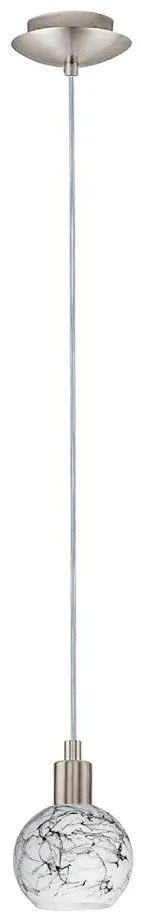 Eglo - LED полилей MY CHOICE 1xE14/4W/230V хром/бяло/черно