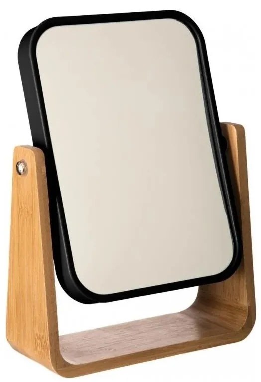 5five - Козметично огледало NATUREO 21,8x16 см бамбук/черно