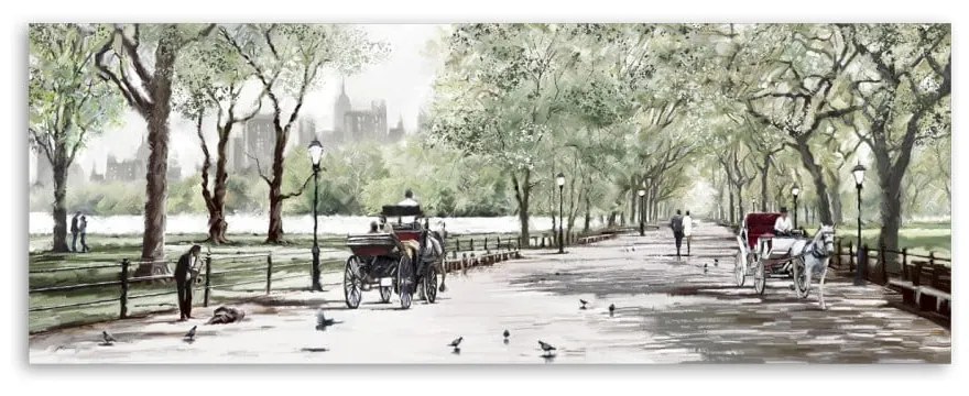 Платно акварел II, 60 x 150 cm Central Park - Styler