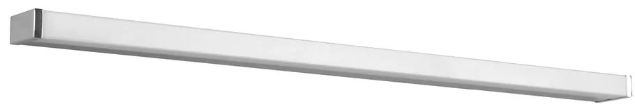 LED лампа за стена в лъскаво-сребрист цвят (дължина 120 см) Fabio - Trio