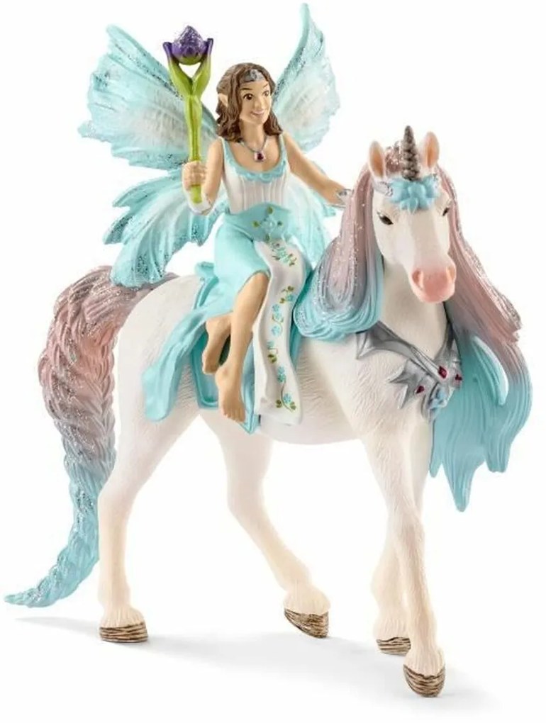 Фигурки на Герои Schleich Fée Eyela with princess unicorn Еднорог 3 Части