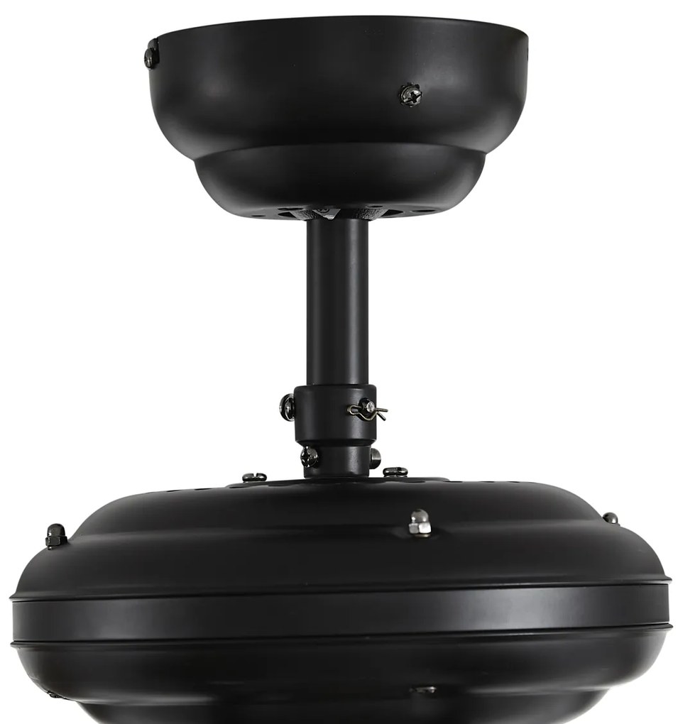 Вентилатор за таван черен 107.5cm с издърпващ се превключвател - Mistral Busa