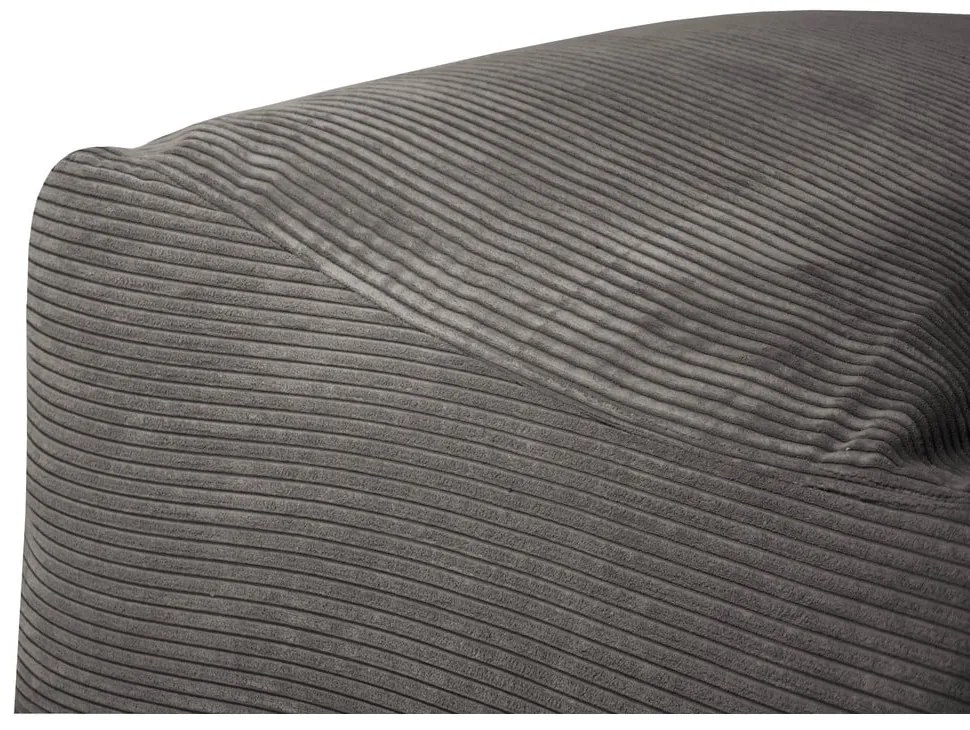 Кафяв пуф от рипсено кадифе Lounge 100 – SLOWDOWN