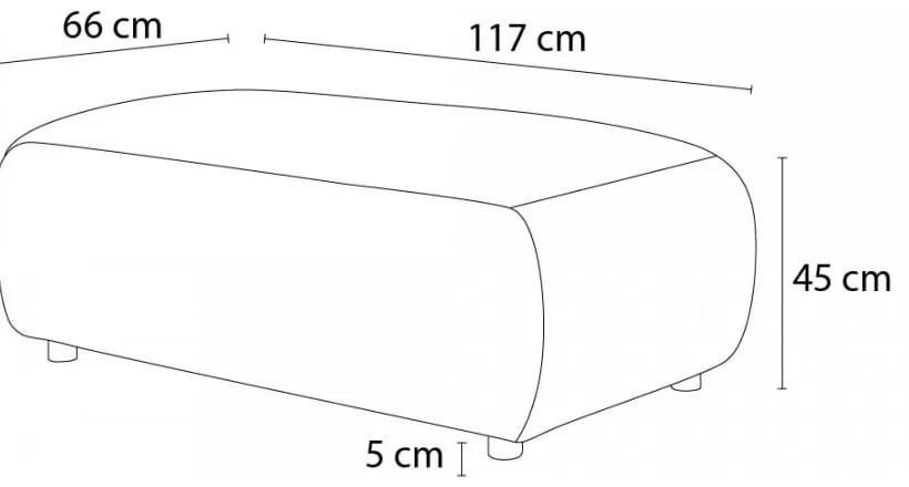 Бежова табуретка Jeanne - Bobochic Paris