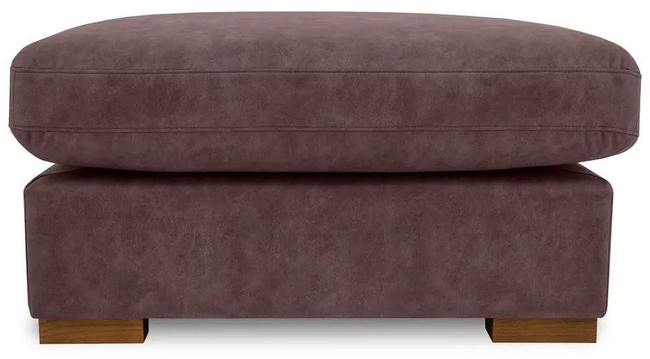 Тъмнокафява табуретка от изкуствена кожа Hamburg – Scandic