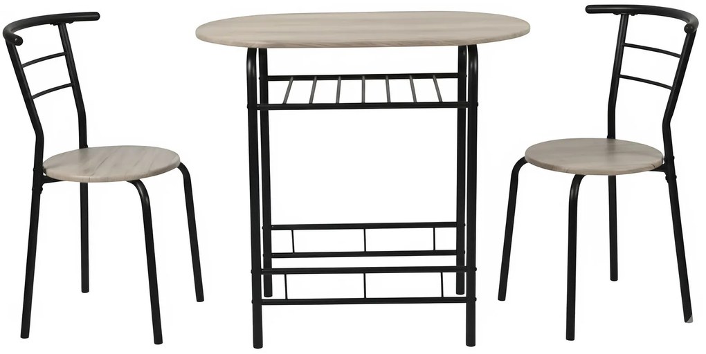 Комплект за хранене Travis-Естествен дървесен