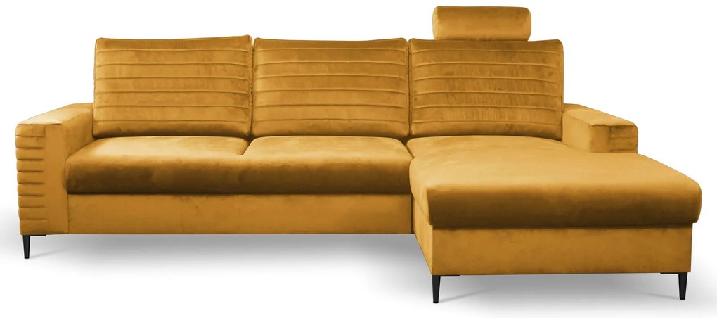 Ъглов диван Consuegra-Горчица
