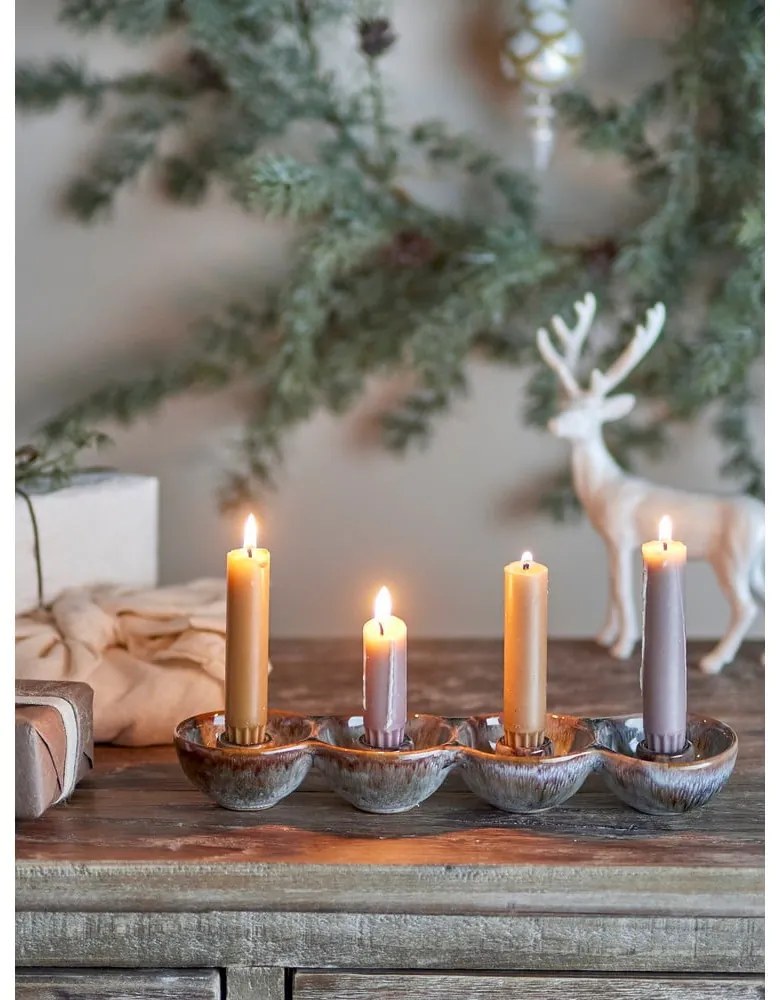 Адвент свещник от каменна керамика Kalia – Bloomingville