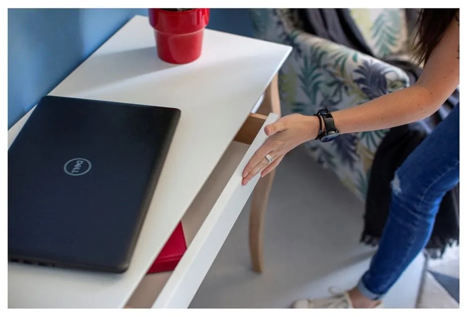 Бяло бюро , дължина 65 cm Lillo - Ragaba