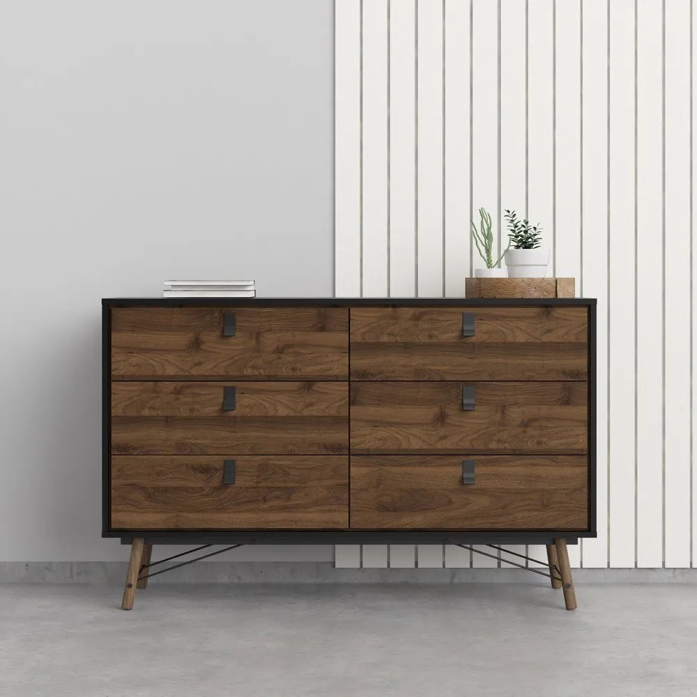 Тъмнокафяв скрин , 150 x 95 cm Ry - Tvilum