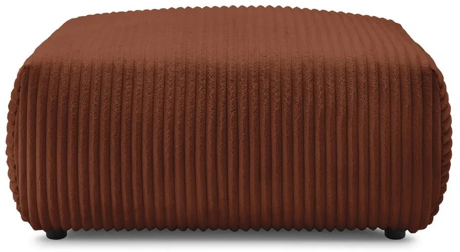 Табуретка от рипсено кадифе в тухлен цвят Lucien – Bobochic Paris