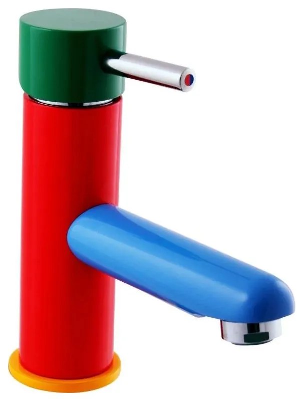 RAV Slezák SE426.0 - Смесител за мивка JUNIOR 15,7 см червен/син/зелен