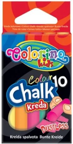 Colorino - Тебешир 10 цвята безпрашен