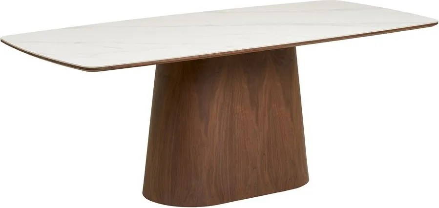 Трапезна маса с керамичен плот 90x200 cm Noli – House Nordic