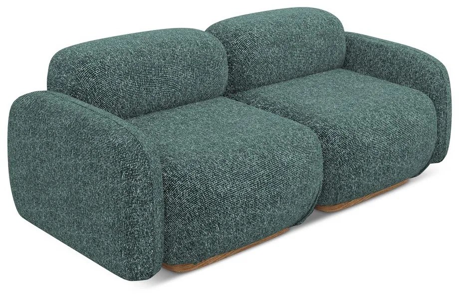 Тюркоазен модулен диван 190 cm Ailani – Makamii