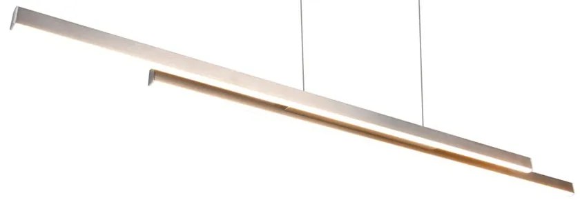 LED висящо осветително тяло сребристо Odio – Reality