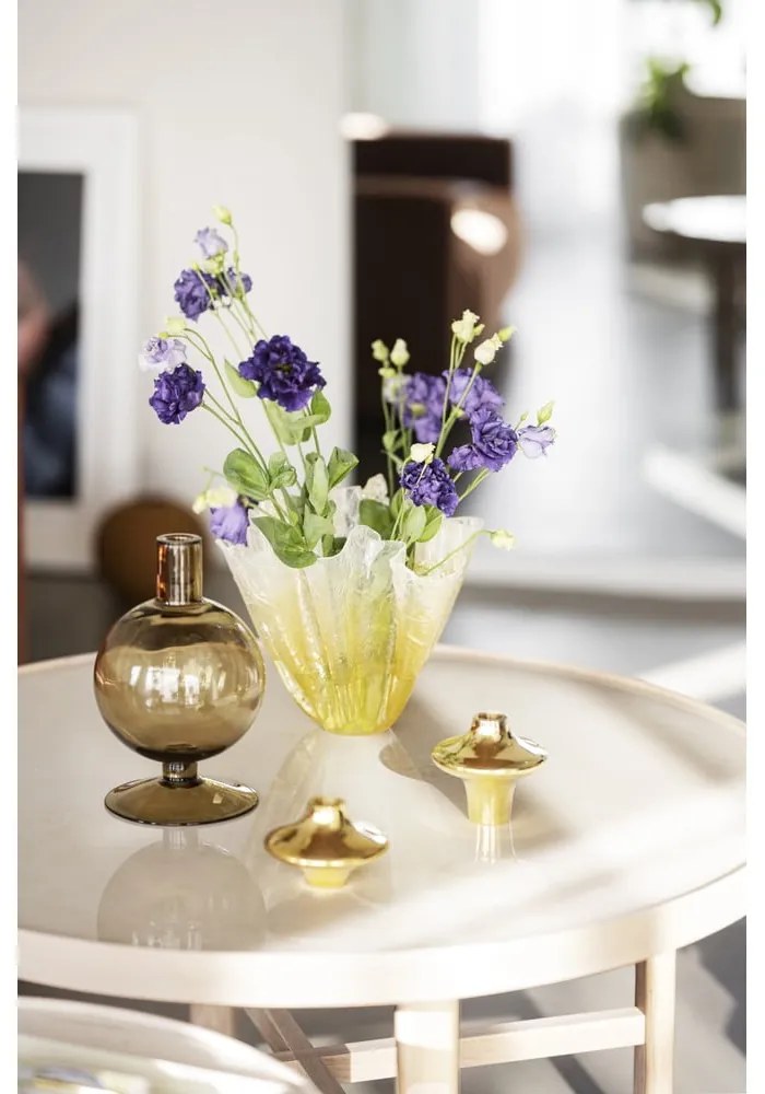 Кръгла масичка за кафе с керамичен плот естествена 90x90 cm Marsden – Rowico