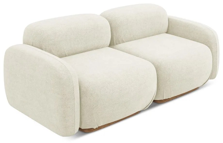Кремав модулен диван от букле 190 cm Ailani – Makamii