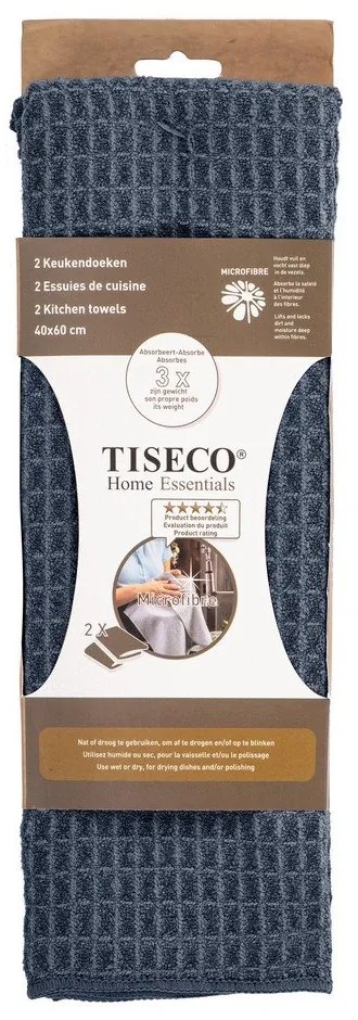 Кърпи за съдове в комплект 2 бр. от микрофибър 40x60 cm Waffle – Tiseco Home Studio