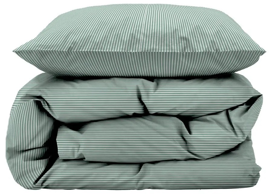 Светлозелено единично памучно спално бельо 140x200 cm Cheerful – Södahl