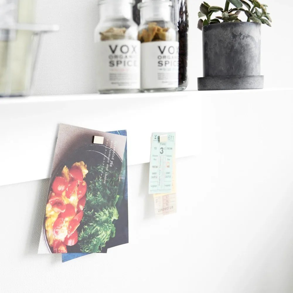 Бял метален стенен рафт 50 cm – YAMAZAKI