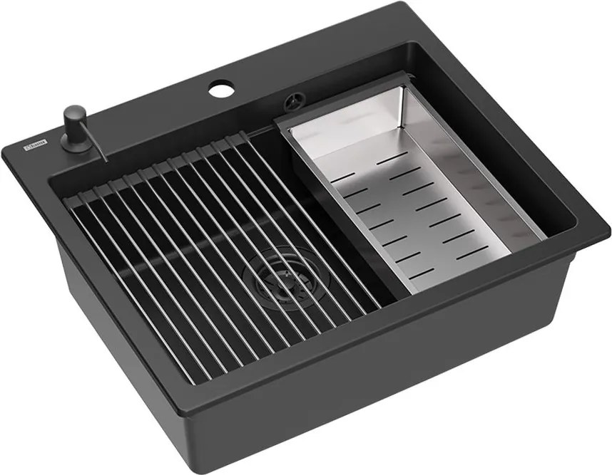 гранитна мивка KURT 110 Black