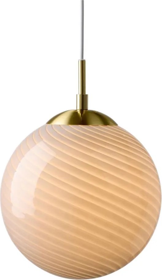 Halo Design 748358 - Пендел на кабел CANDY 1xE27/25W/230V Ø 20 см сив/месинг