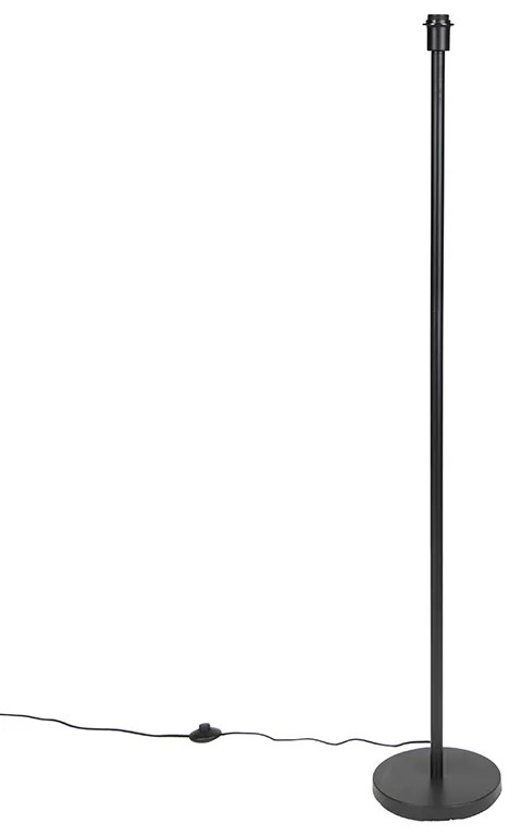 Модерна подова лампа черна без абажур 149 см - Simplo