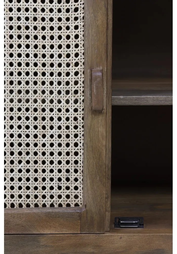 Кафяв скрин от мангово дърво 88x84 cm Nipas - Light &amp; Living