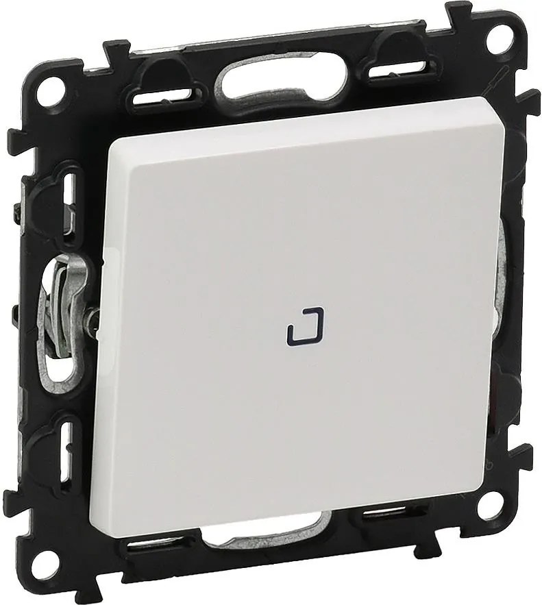 Legrand Еднополюсен ключ с подсветка LED 0.15мА цвят бял Valena Life  - 752110