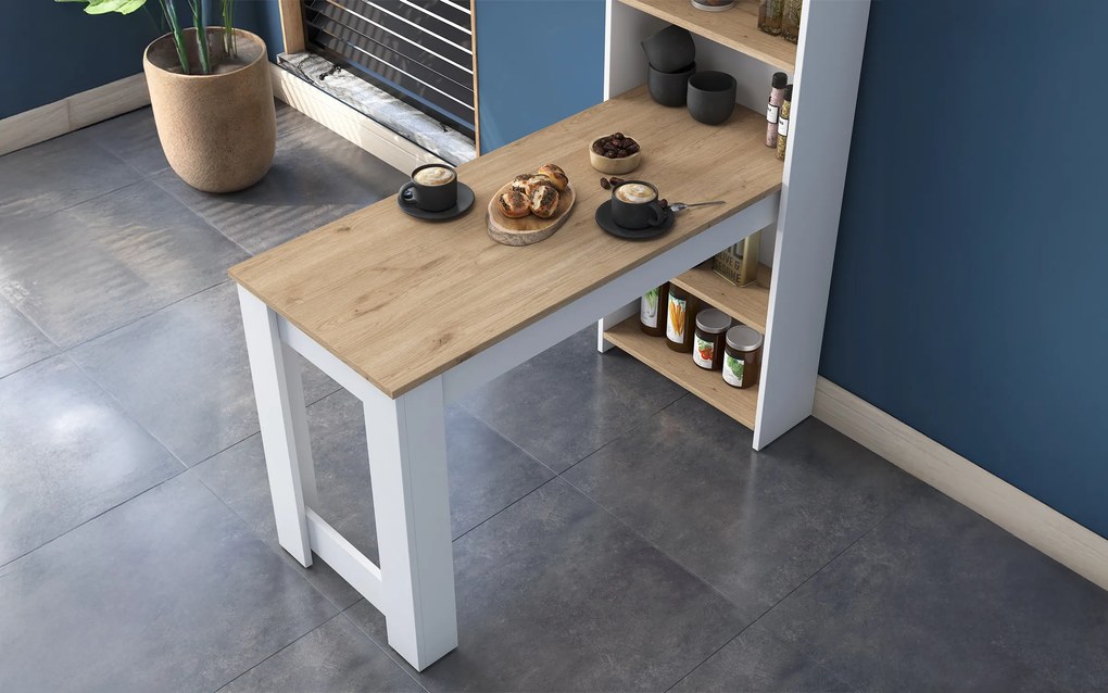 Трапезна маса + етажерка Сенто