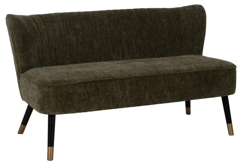 Зелен шенилов диван 134 cm Glam – Ixia