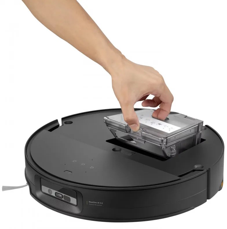 Прахосмукачка робот с AI Roborock Saros 10R, 65W, 22000 Pa, 270 мл, SMART, Сухо и мокро почистване, LiDAR, StarSight, 180 мин автономност, Черен