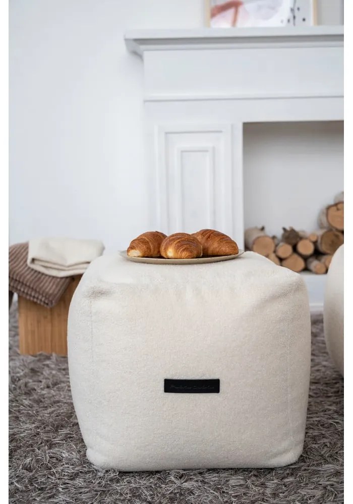 Зелен пуф от рипсено кадифе Up! MooG – SLOWDOWN