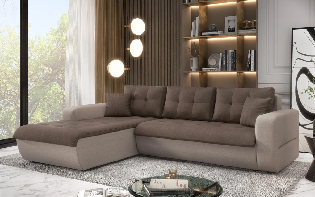 Разтегателен ъглов диван Дарвин