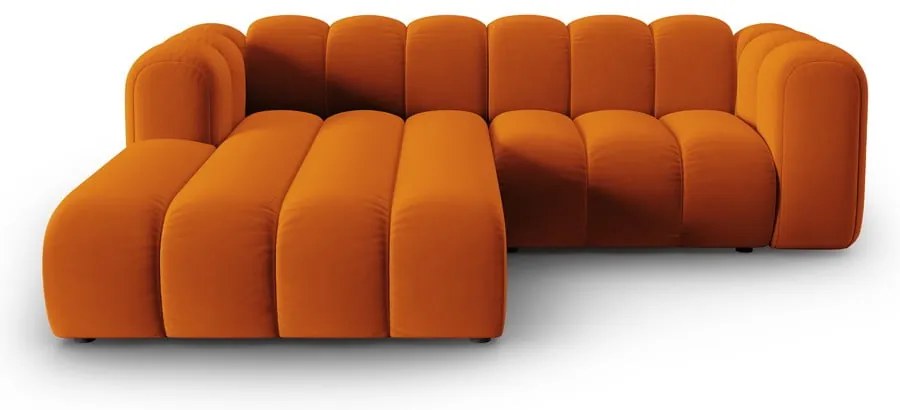 Оранжев ъглов диван (ляв ъгъл) Lupine – Micadoni Home