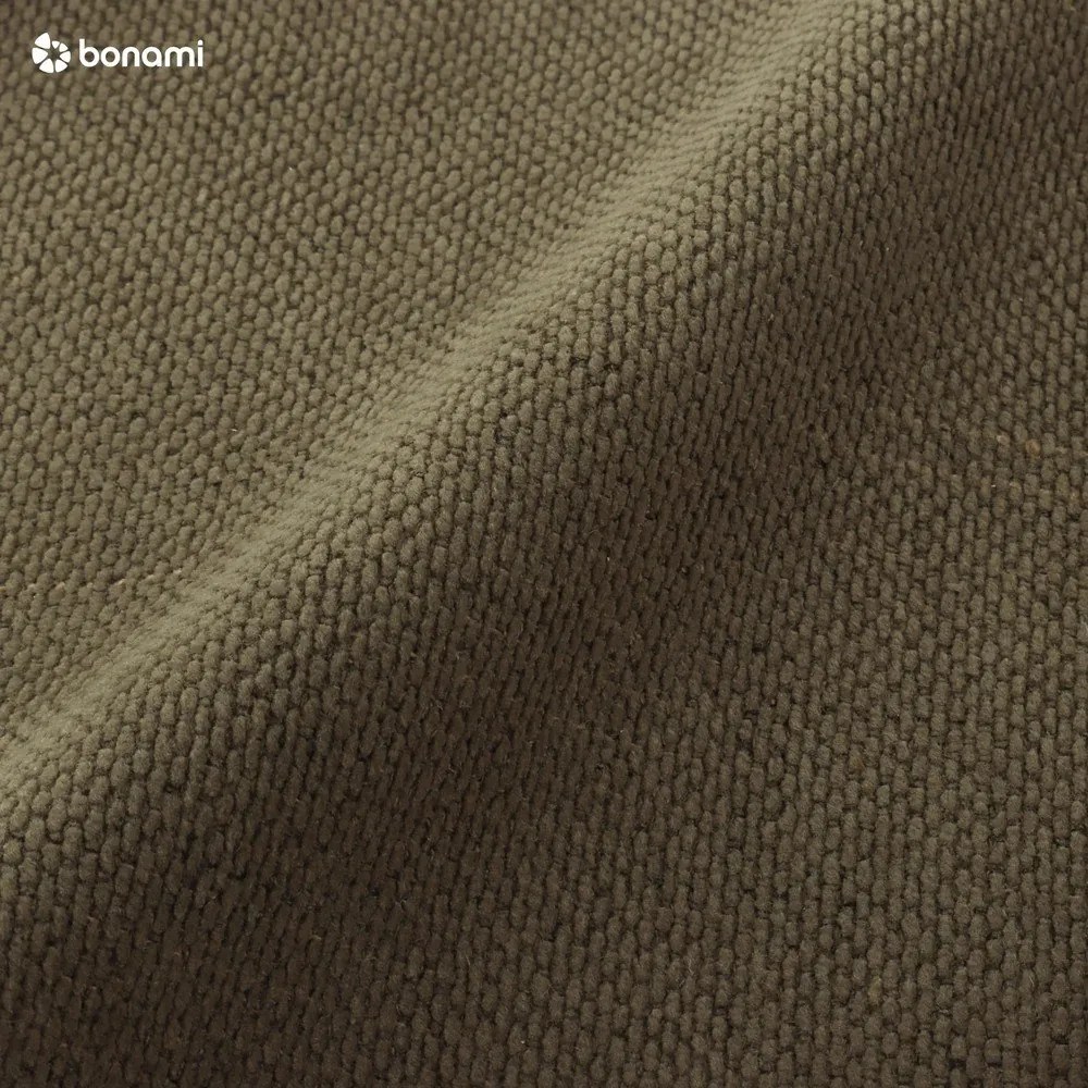 Тъмнозелено тапицирано двойно легло с място за съхранение с решетка 180x200 cm Jagna - Bobochic Paris