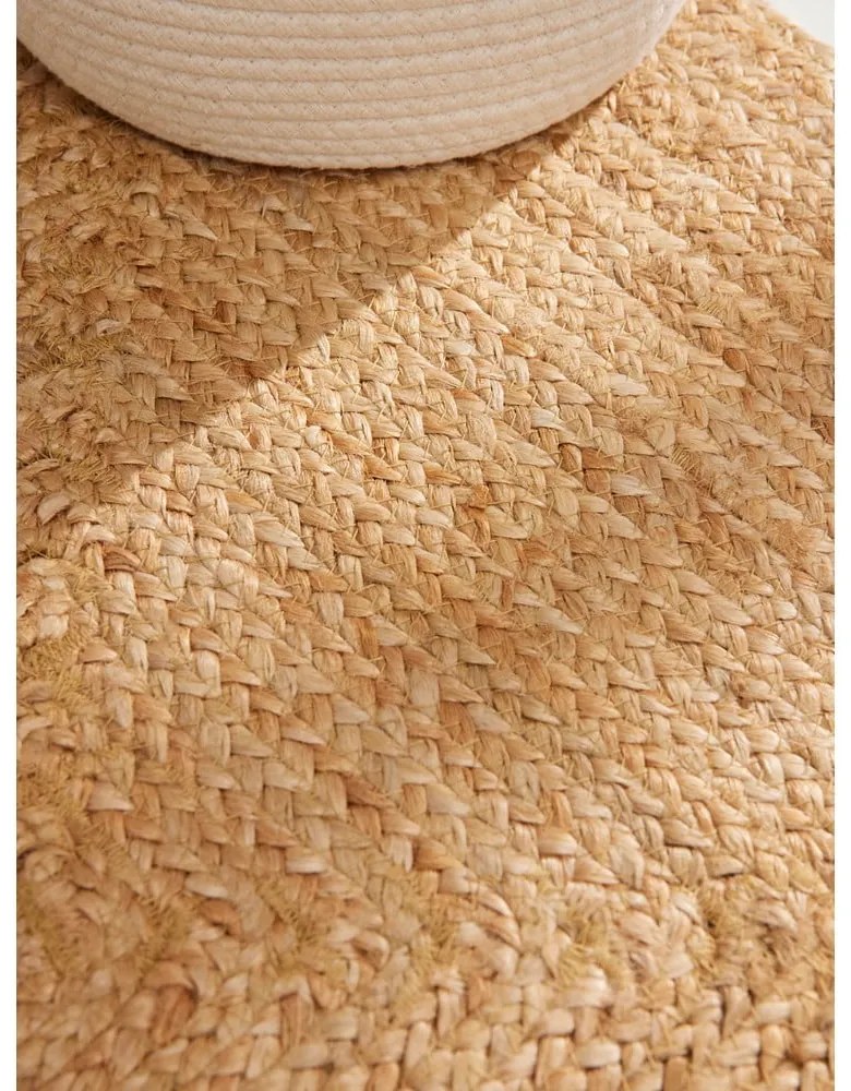Двустранна/ръчно изработена ютена пътека в естествен цвят 80x200 cm Sharmila Natural Brown – Hanse Home